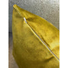 PAIR of Custom Gold Velvet Pillows