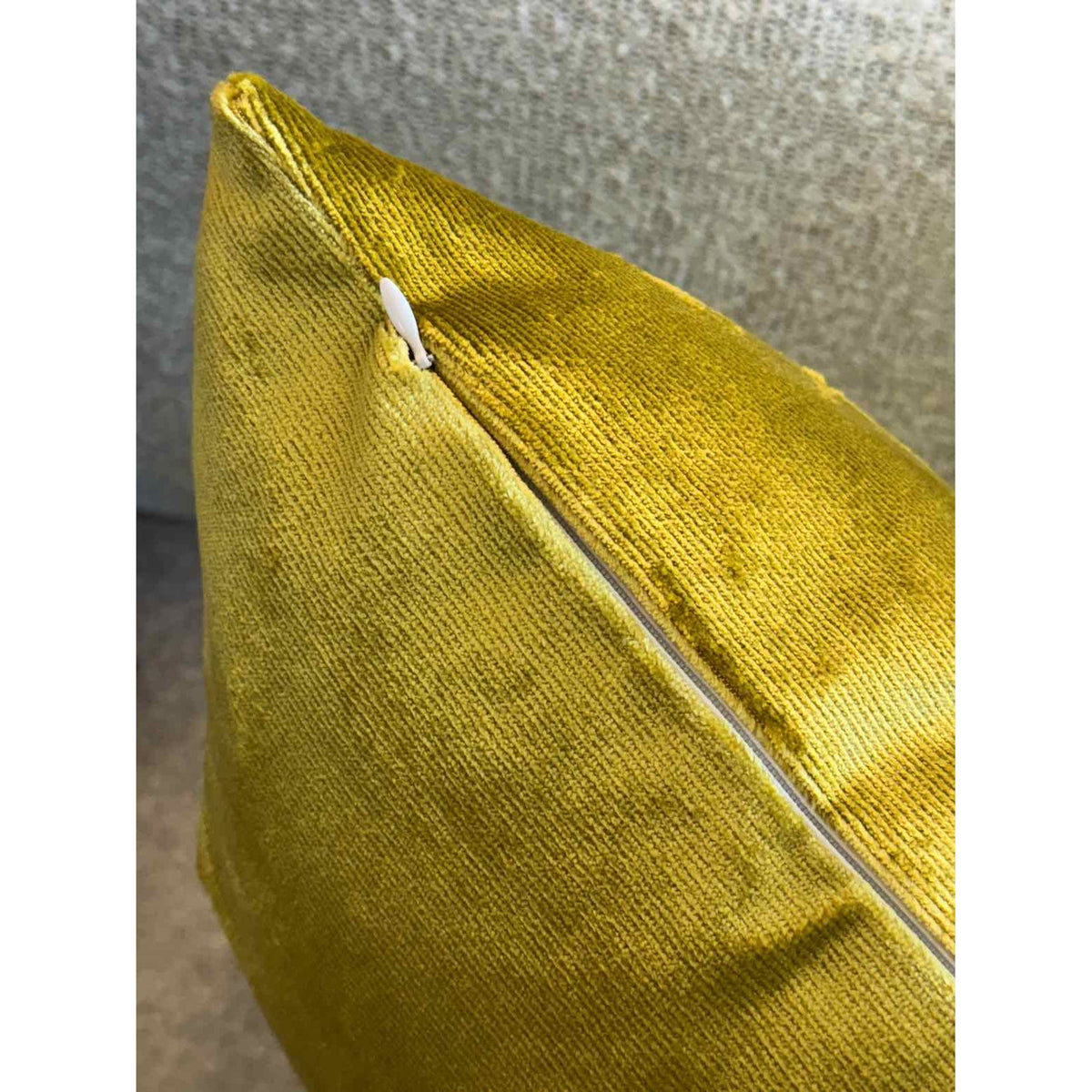PAIR of Custom Gold Velvet Pillows
