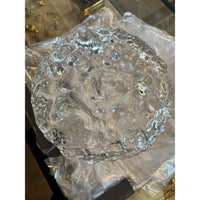 Finnish Art Glass Tripod Bowl by Tapio Wirkkala for Iittala Miracus (AS IS)