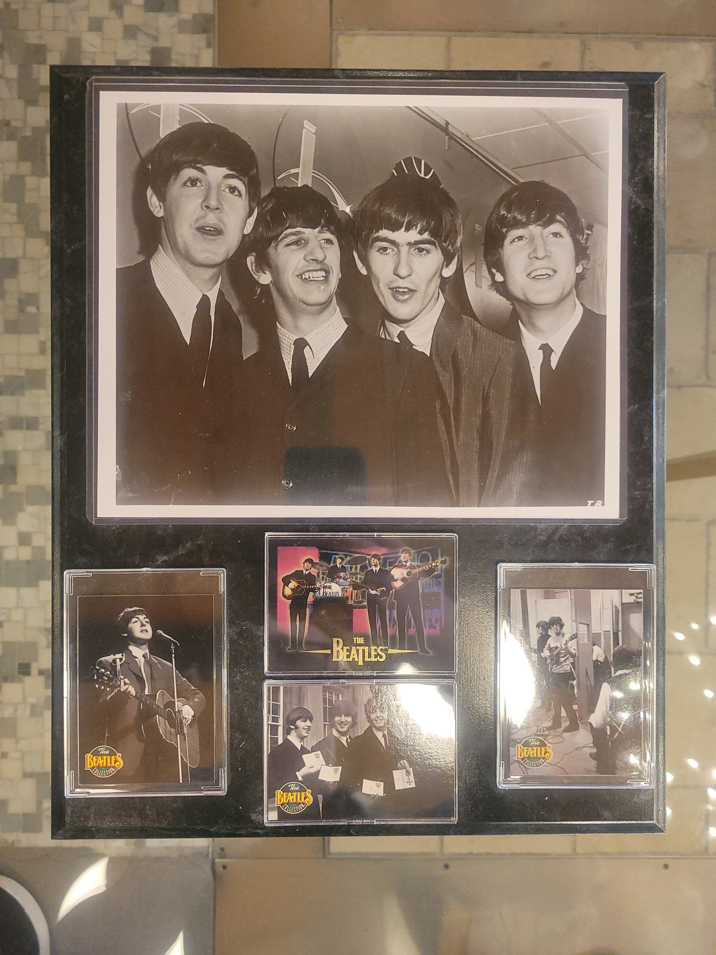 The Beatles Iconic Photo Collection on Plaque