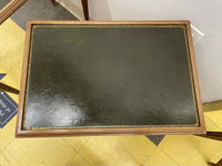 SET of 3 Louis XVI Style Leather Top Nesting Tables (AS IS)