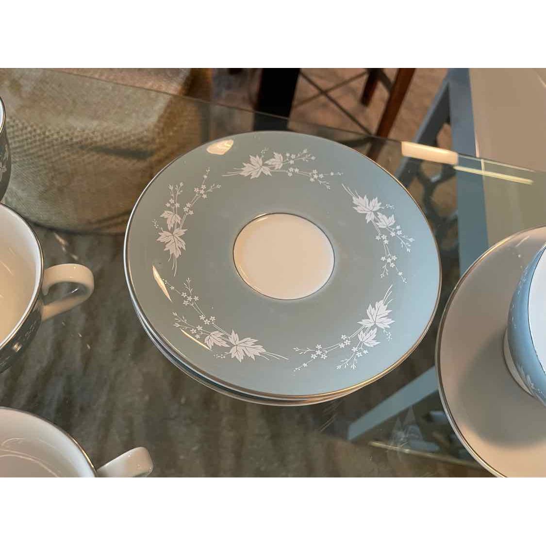 SET of 8 Reflection Tea Cups w/ 8 Saucers by Royal Doulton - colletteconsignment.com