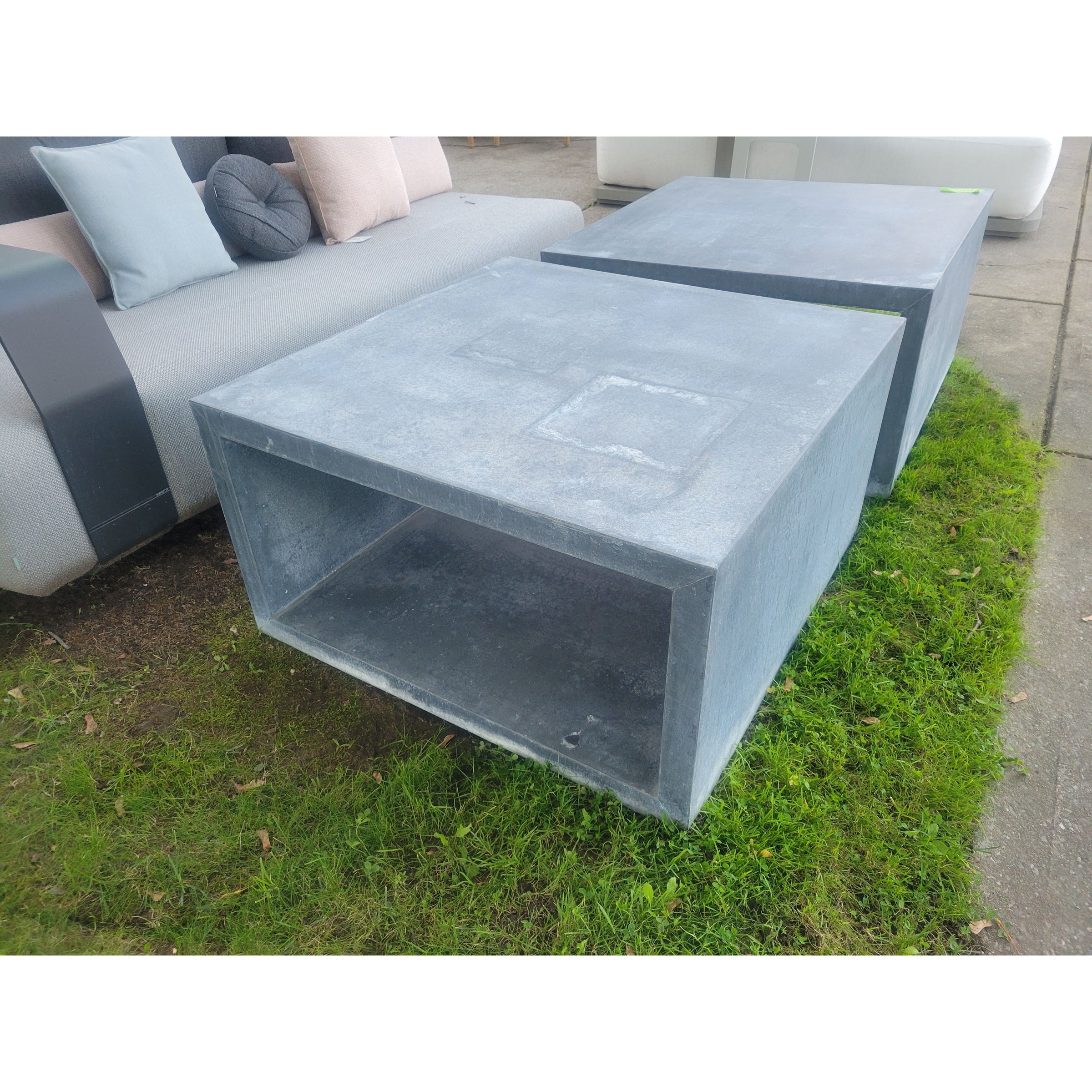 Open Square Metal Coffee Table by Sutherland - AS IS