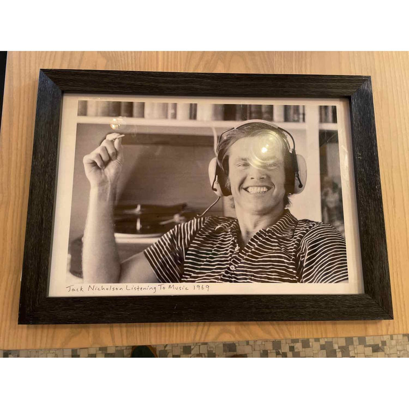 Jack Nicholson w/ Joint 1969 Photo by Arthur Schatz in Frame - colletteconsignment.com