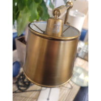 PAIR of Alabaster & Brass Lab Lights by Karakter x Anatomy Design - colletteconsignment.com