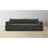 Performance Velvet Slate Sofa, 105"Lx40"Dx30"H