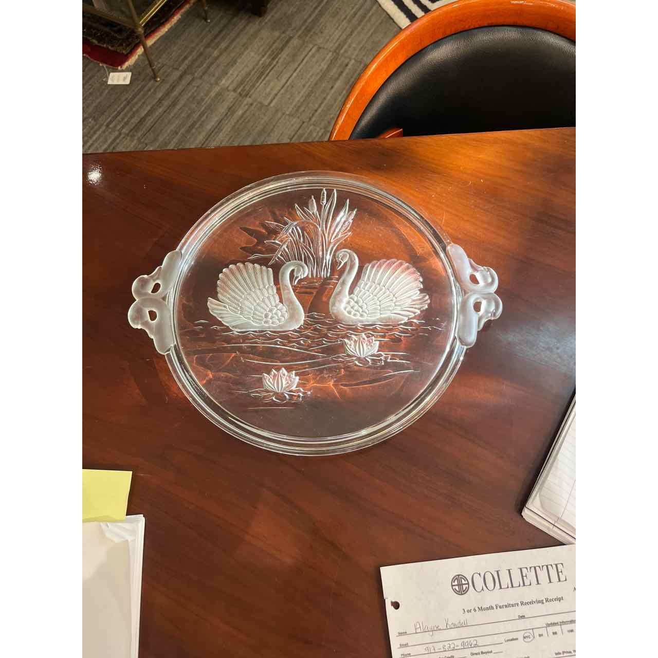 Glass Cake Plate