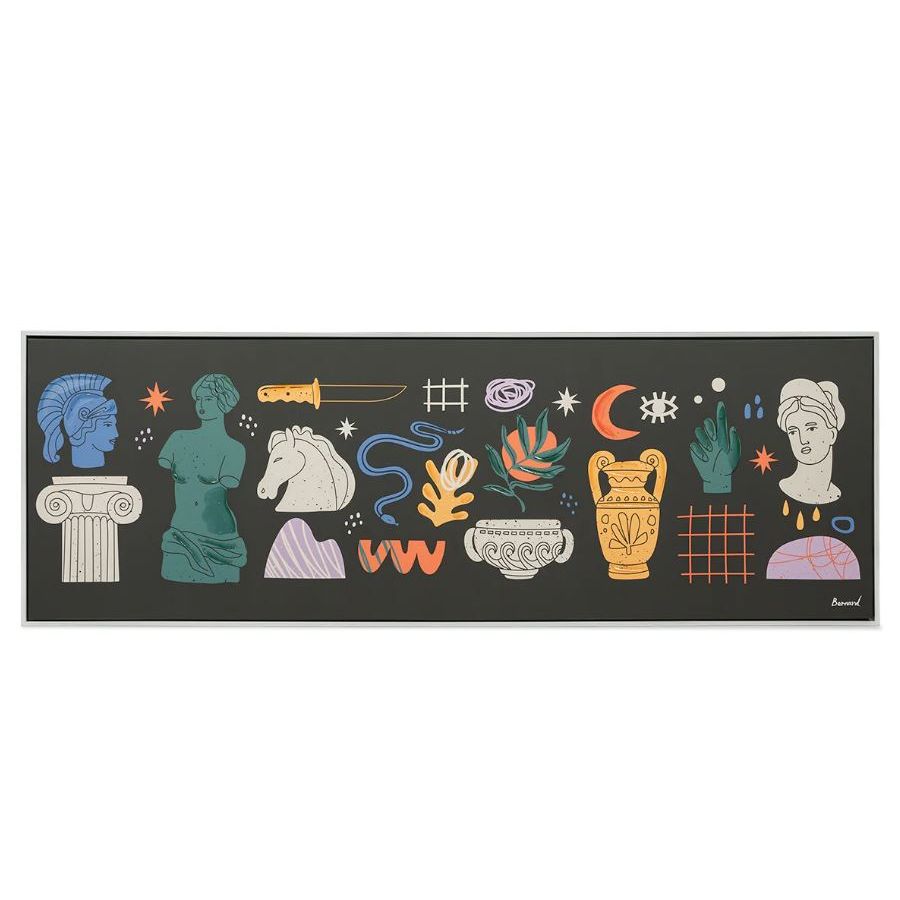 "Hollywood Regency Dream" Digital Modern Art Print on Canvas