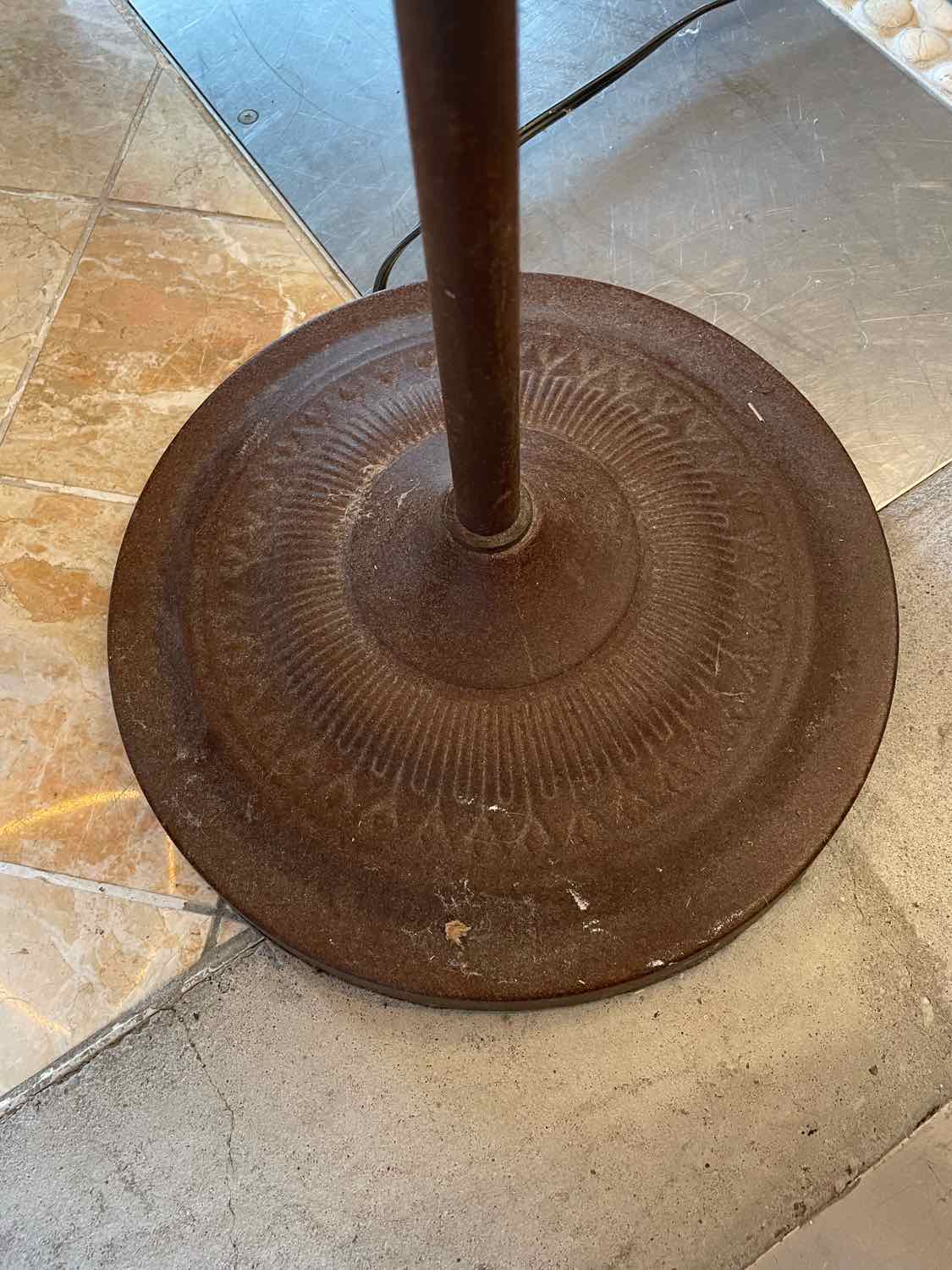 Roccoco Style Crystal & Iron Floor Lamp Attrib. to RH (AS IS)