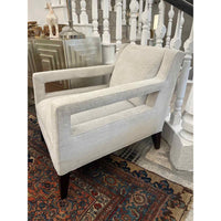 MG&BW Light Grey Velvet Club Chair