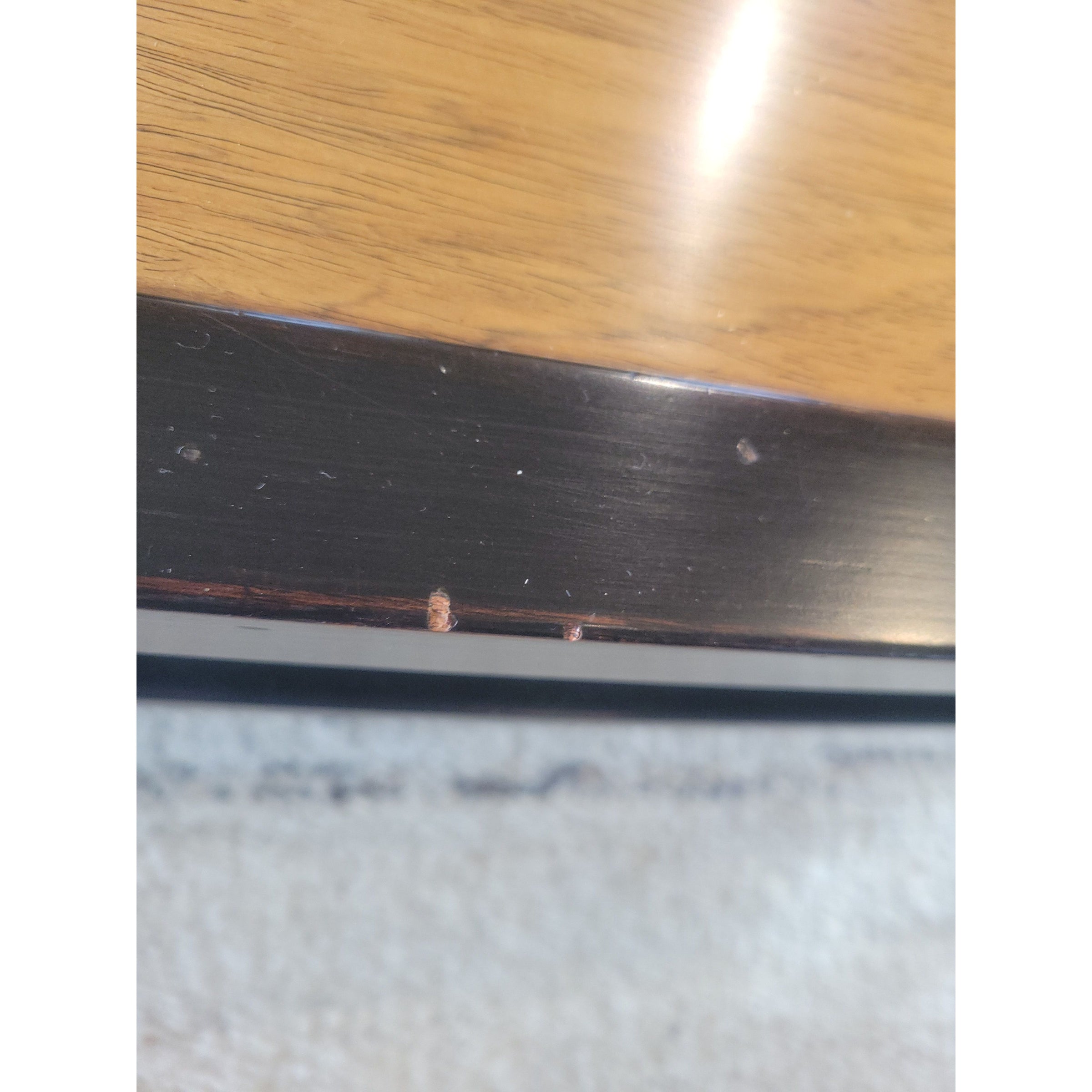 6-ft Rosewood & Oak Two-Tier Coffee Table by Edward Wormley for Dunbar - colletteconsignment.com