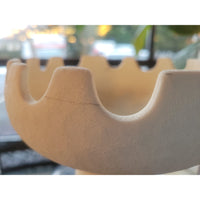 Tall White 'Muguet' Vase by Lemieux et Cie for GB