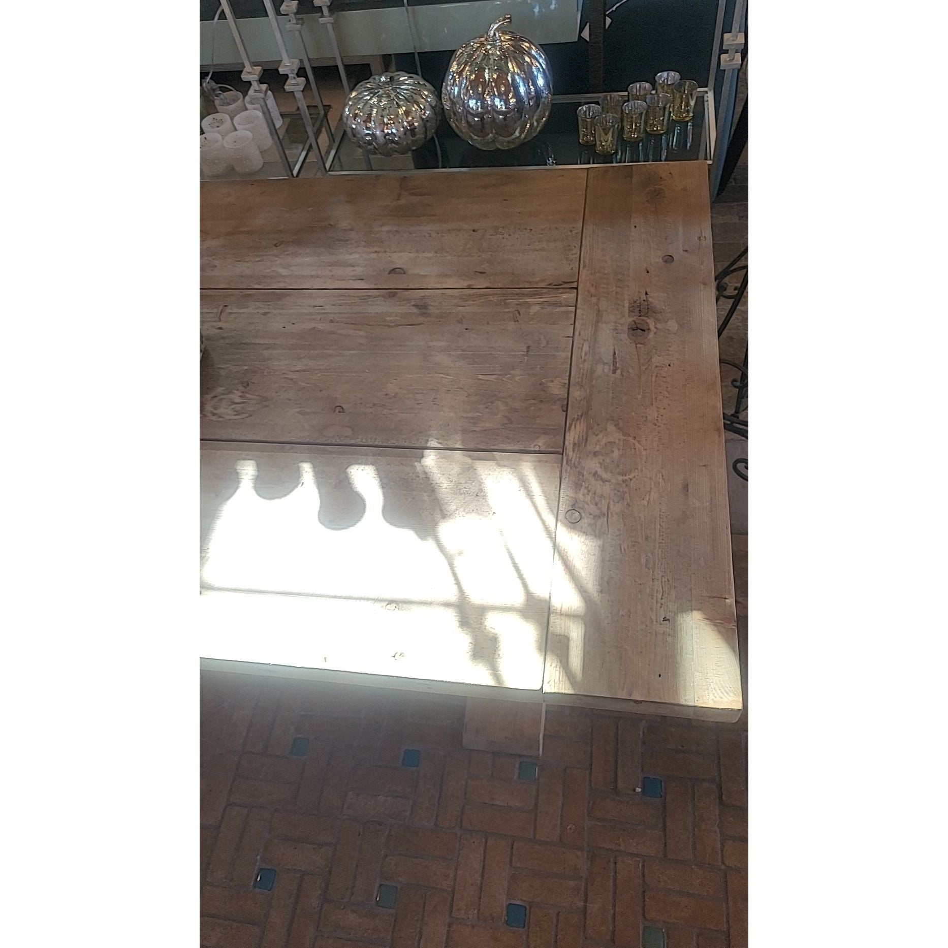 7-ft Salvaged Wood Trestle Dining Table by RH