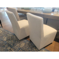 SET of 10 Ellison Fabric Dining Chairs on Casters by RH