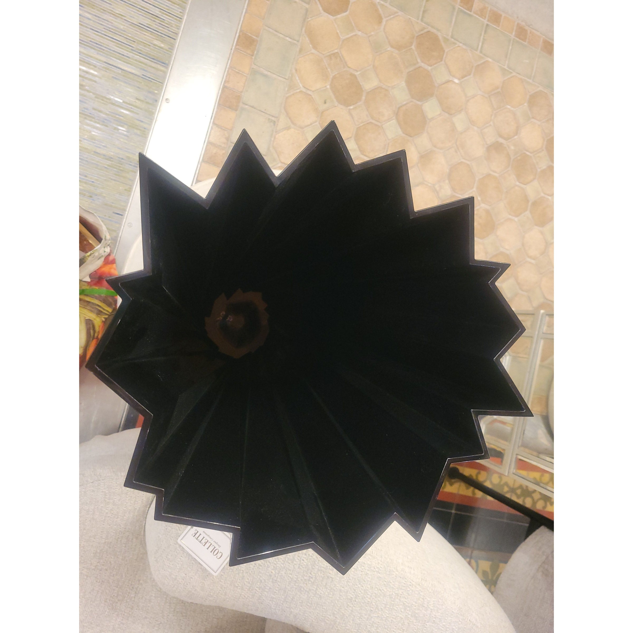 Black Poly Shanghai Vase by Kartell