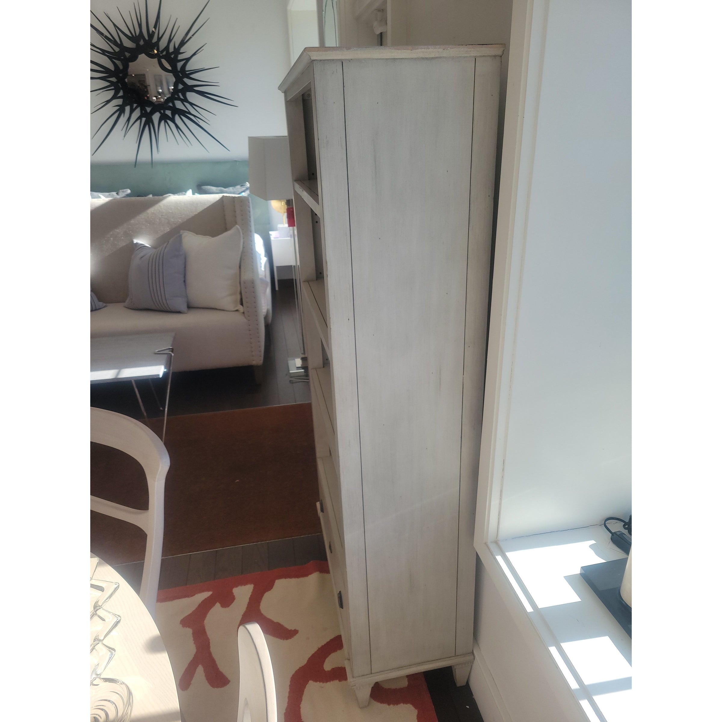 Haylan Gray Wood Bookcase by RH (AS IS)