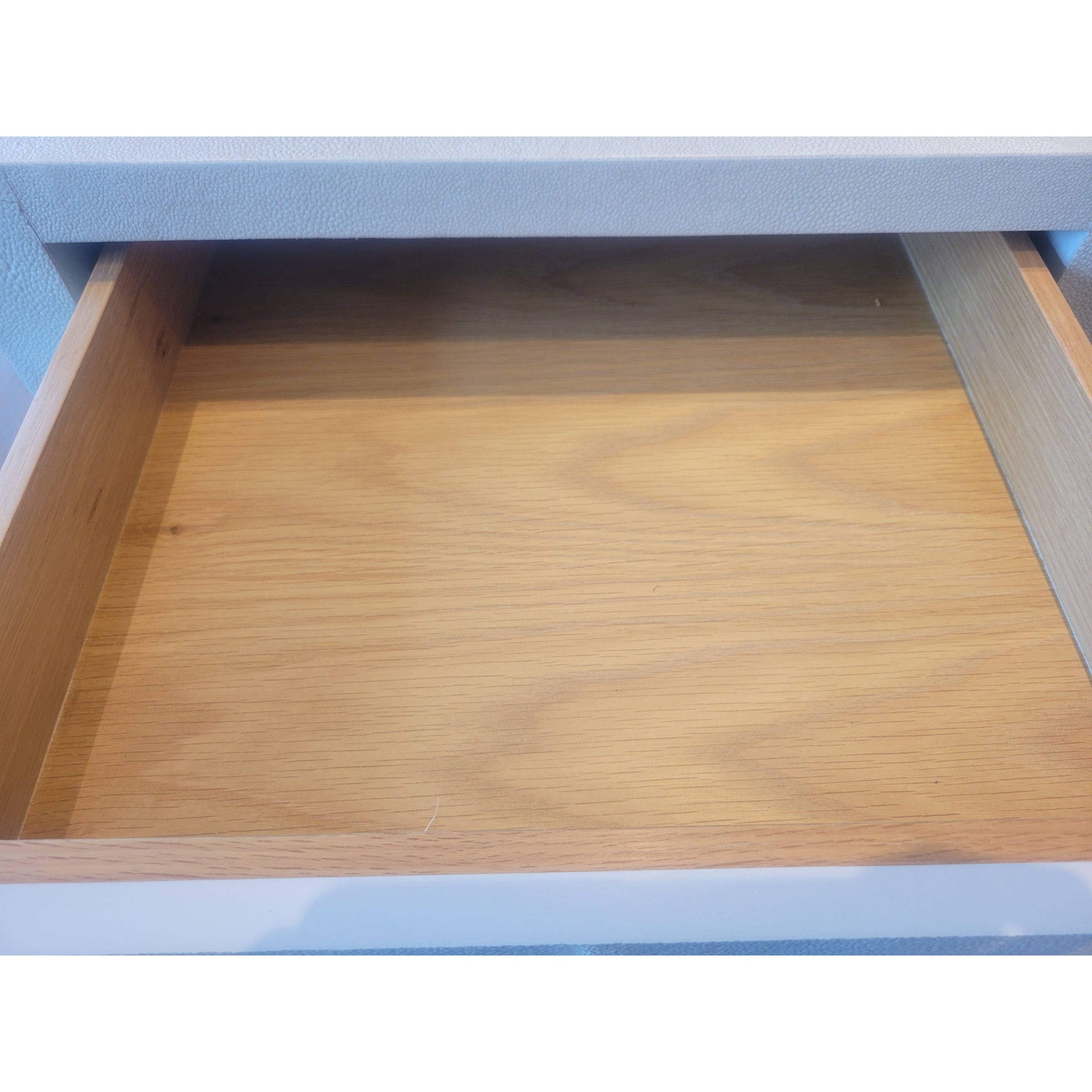 PAIR of Shagreen 1-Drawer Nightstands (AS IS)