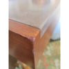 PAIR of Leather Top Wood Side Tables by Herman Miller - AS IS