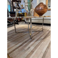 4-ft Round Onyx Coffee Table by Fendi Casa