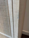 RH Burke Raffia Armoire in Natural/Pewter 50"W x 24"D x 72"H