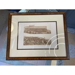 PAIR of Framed Architecture Art Prints by Boitte