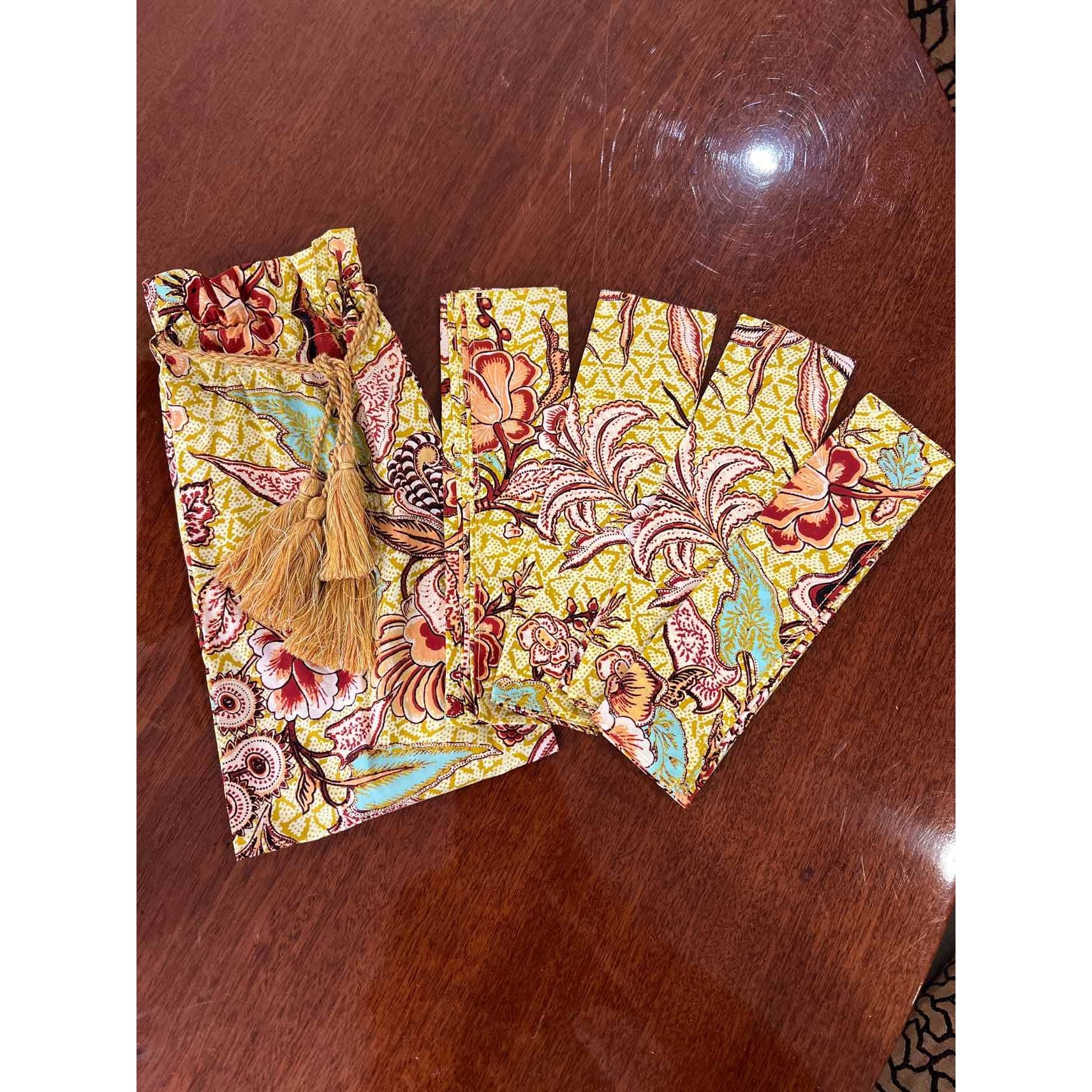 SET of 4 Ulla Johnson x Cabana Napkins