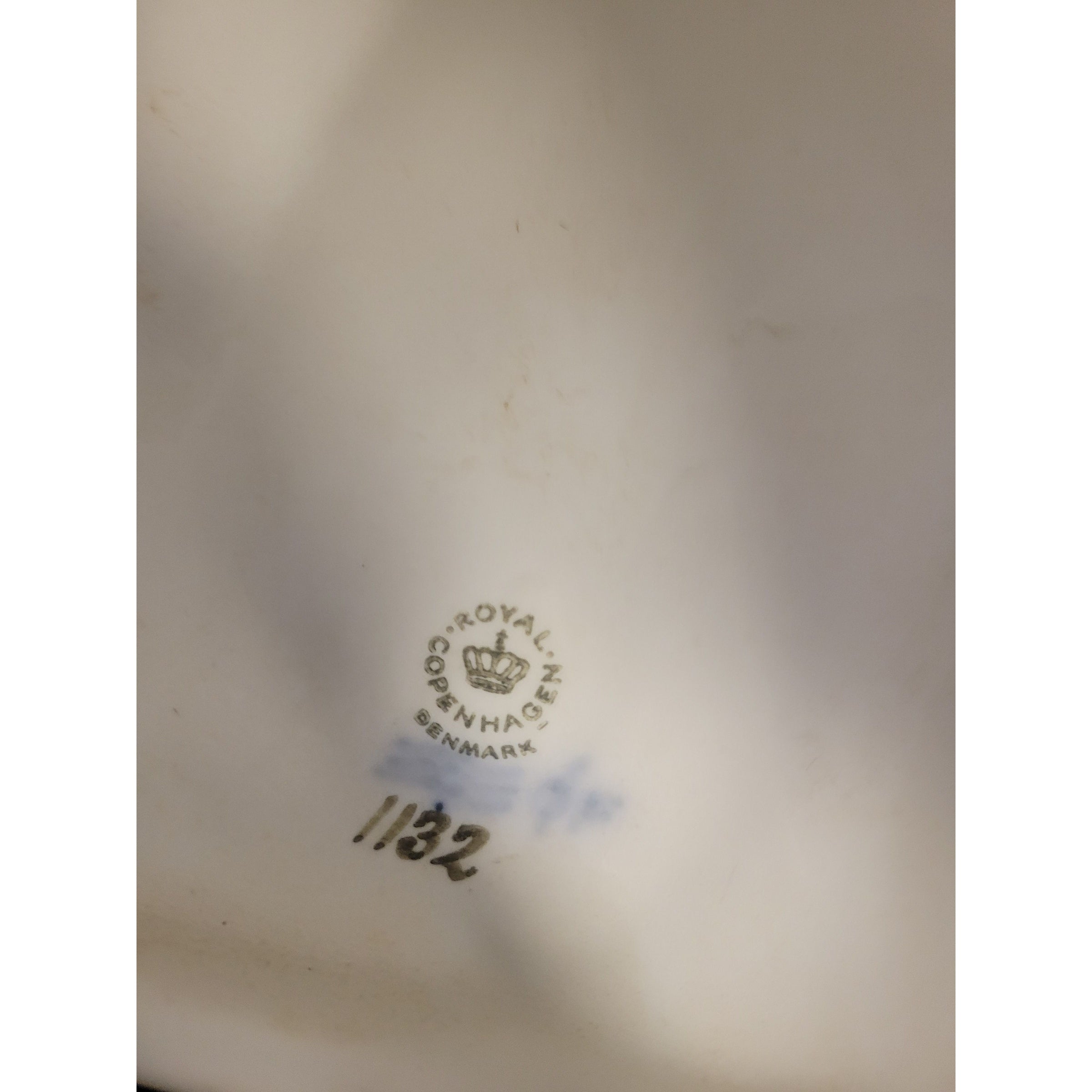 'Wave & Rock' Royal Copenhagen #1132 Porcelain Sculpture by Theodor Lundberg