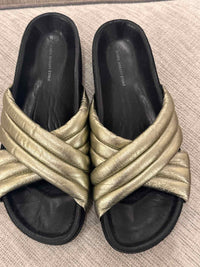 Women's Isabel Marant Shoe Size 38 Silver/Black Sandals