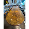 Custom Made Italian Wood Dining Table w/ Inlay