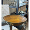 Brass & Green Terracotta Bowl