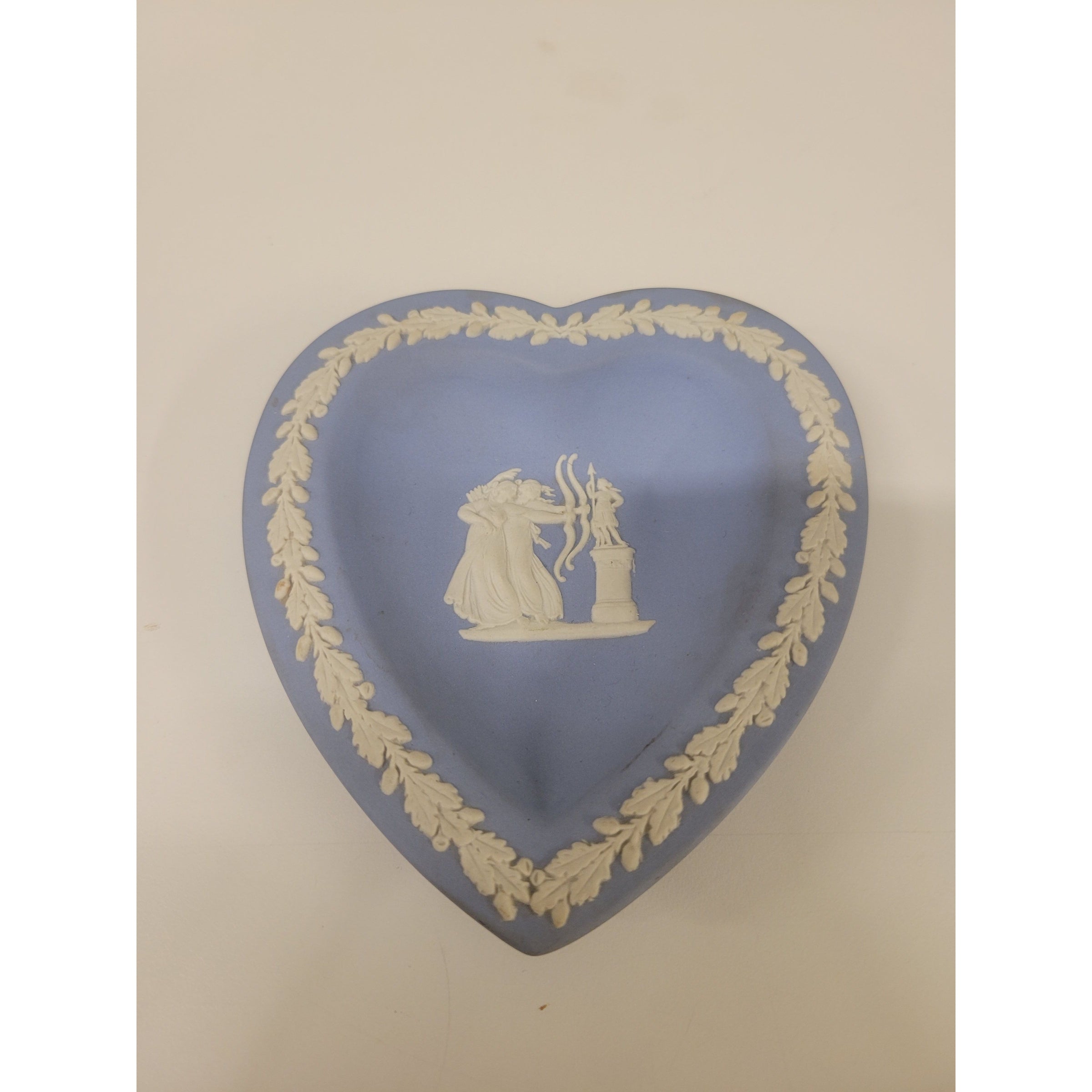 Wedgwood Blue Porcelain Heart Dish