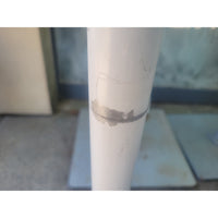 Hand Crank Aluminum Umbrella w/ Stand by Tuuci (AS IS)