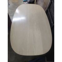 Blonde Wood Oval Dining Table (AS IS)
