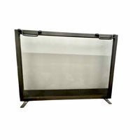 Black Cast Iron Fireplace Screen