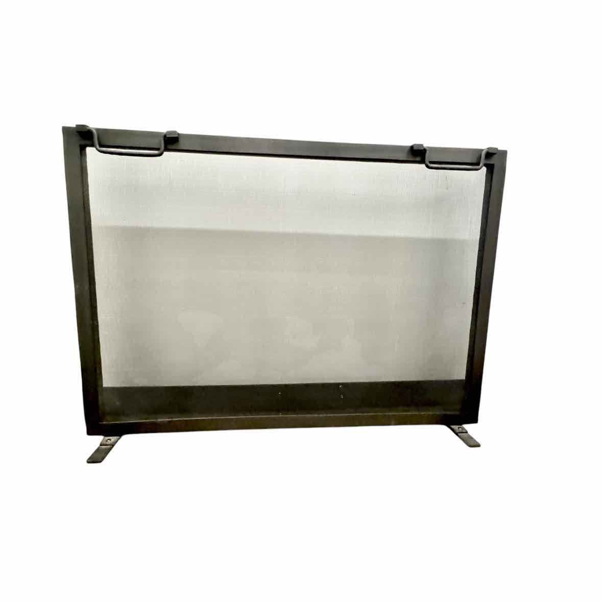 Black Cast Iron Fireplace Screen