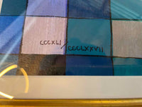 'Comfortably Confident' L.E. Print by Itzchak Tarkay in Gold Frame