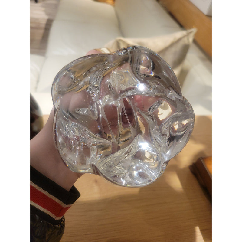 DAUM France Crystal 2-Arm Candle Holder