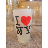 Set of 6 'I Love NY' Glasses