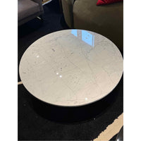 3-ft Round Marble Coffee Table by Fendi Casa