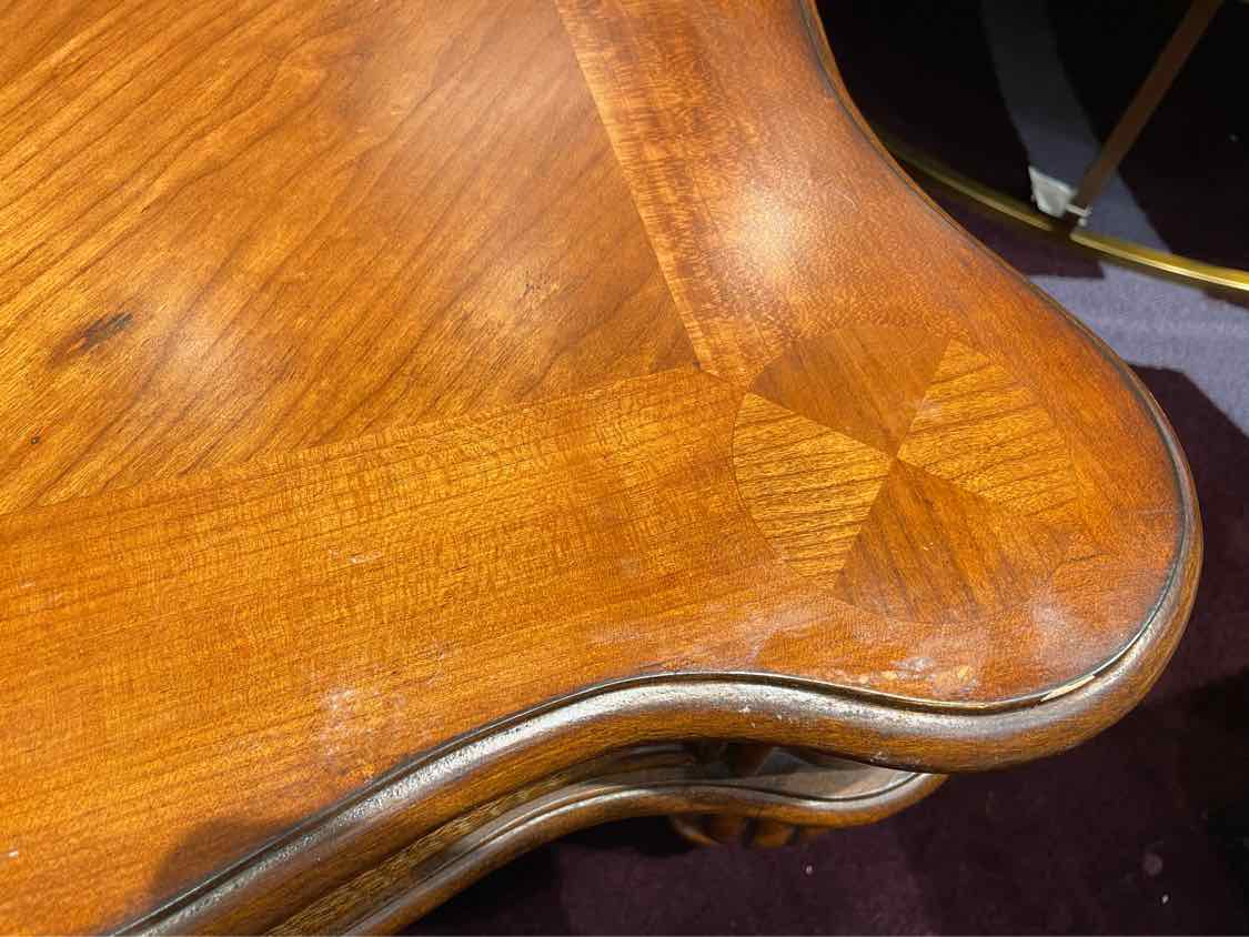 British Colonial Rectangular Raffia Coffee Table (AS IS)