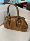 Prada Crocodile Caramel Satchel w/Magnetic Closesure 15"x4.5"x10"