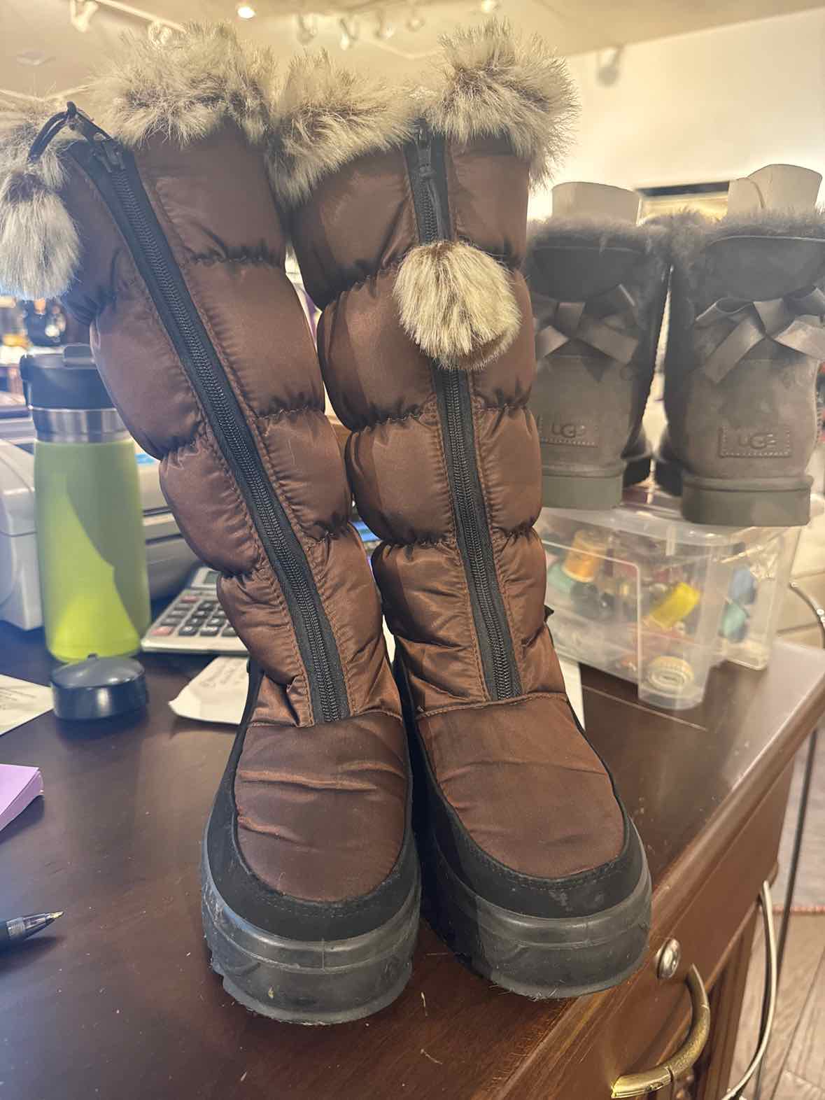 Women's Pajar Shoe Size 8 Brown/black Boots