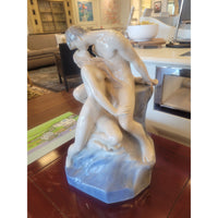 'Wave & Rock' Royal Copenhagen #1132 Porcelain Sculpture by Theodor Lundberg