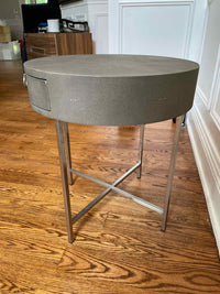 Graydon Round Shagreen Side Table by RH (AS IS)