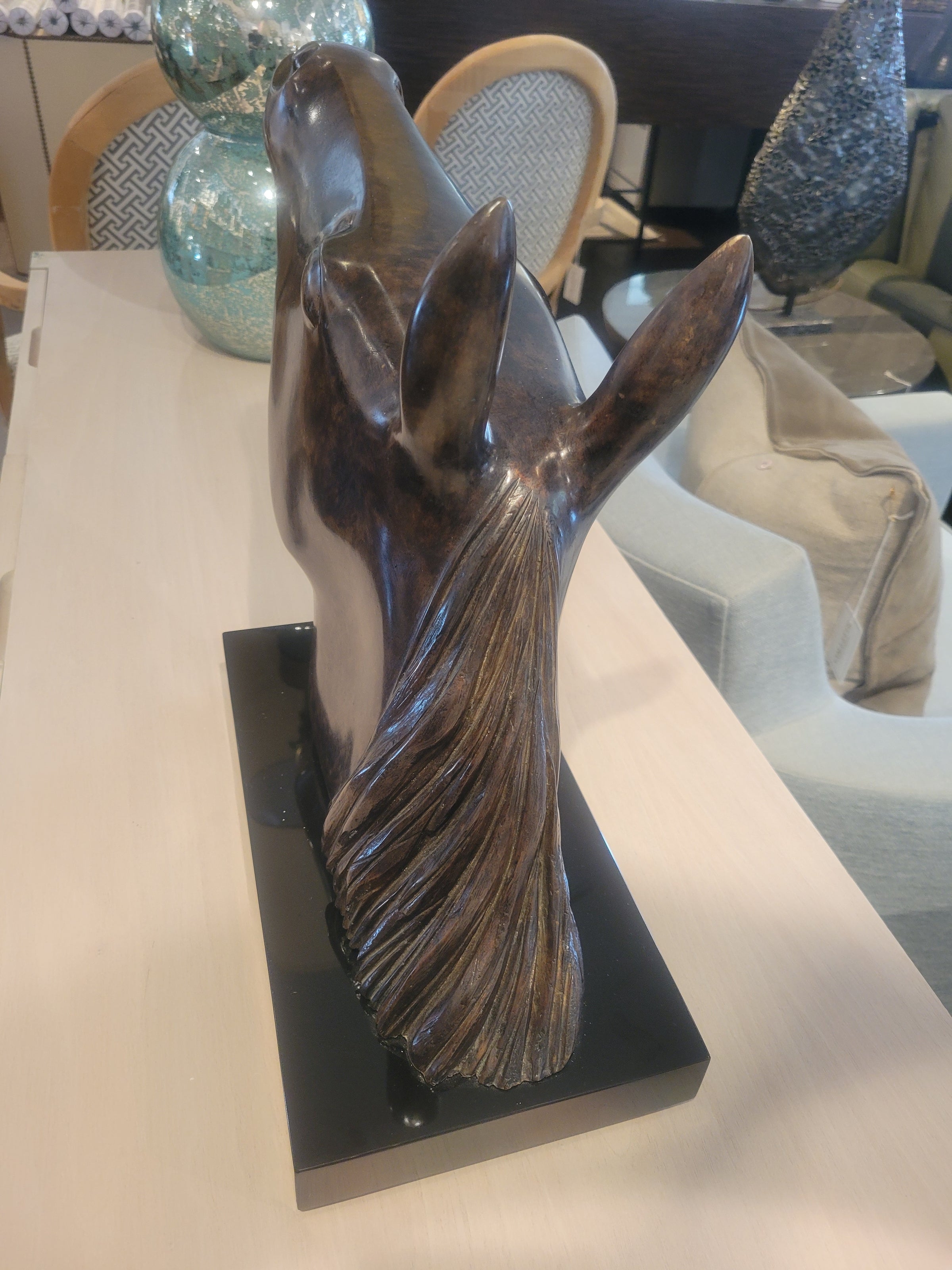 'Stallion I' Bronze Sculpture on Marble Base Ed. 2/9 by Robert L. Hooke