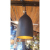 B9VL8LPK - Small Black Aluminum Sheet Pendant Light