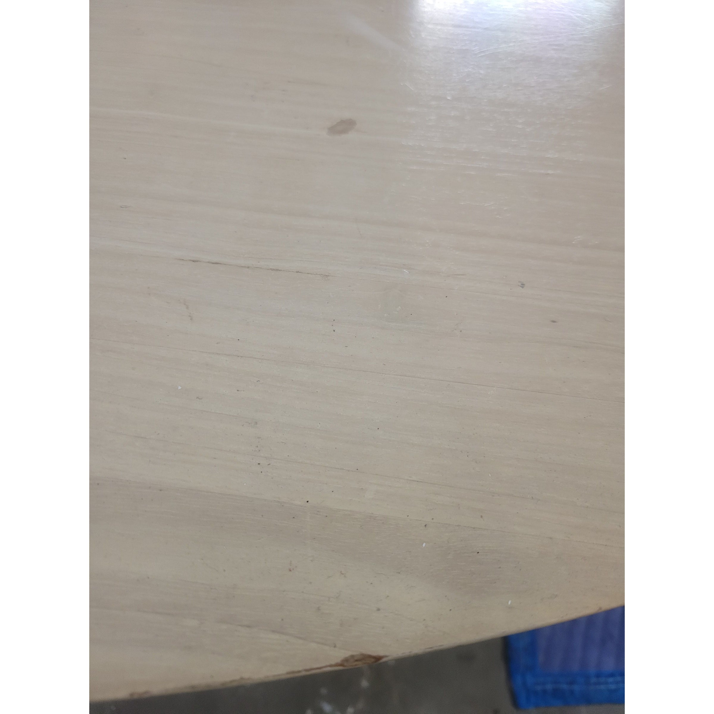 Blonde Wood Oval Dining Table (AS IS)