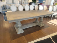 St. James Gray Oak 7-10-ft Rectangular Extension Dining Table w/ 2 Leaves by RH