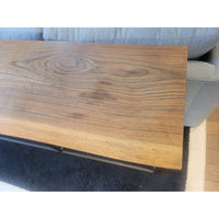 Live Edge Walnut & Metal Console Table by Central Station (AS IS)