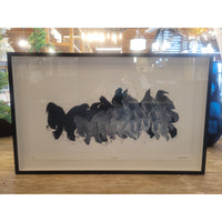 "Quelled" Art by Chad Fonfara in Black Frame